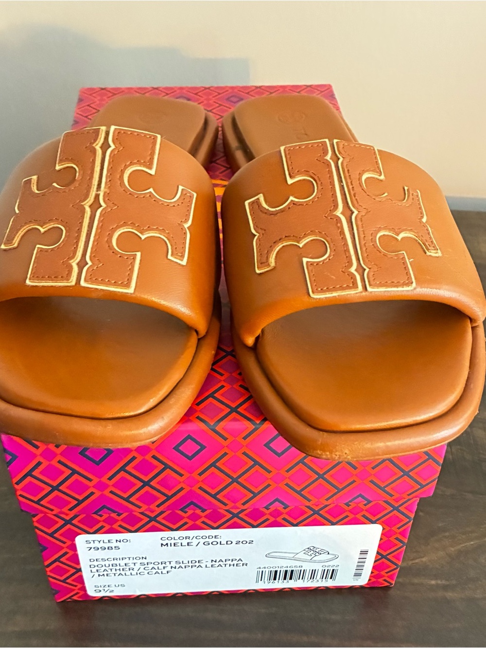 Tory Burch Double T Sport Slide